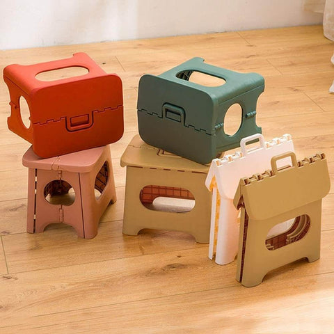 Folding Step Stool with Handle - Alt View