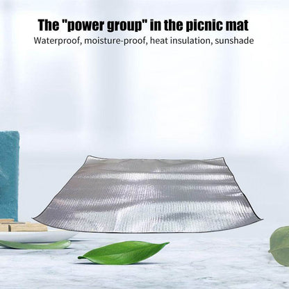Aluminum Foil Outdoor Waterproof Picnic Mat (2x1.5m) - DMC Wholesale