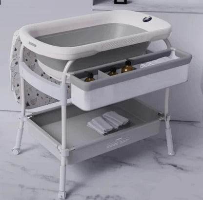 Multifunction Baby Nursing Changing Table With Fold Bathtub - DMC Wholesale
