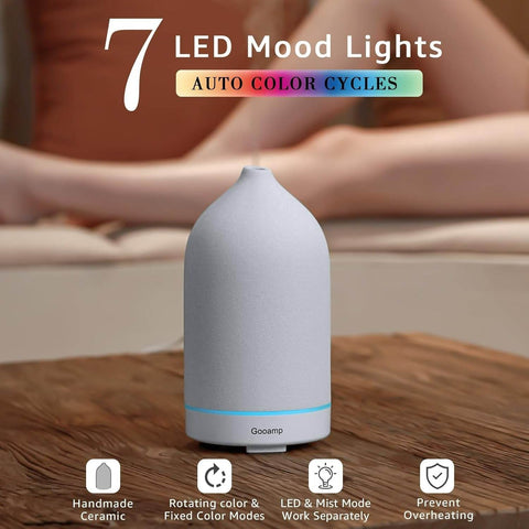 Ultrasonic Air Diffuser Aromatherapy Humidifier - Alt View