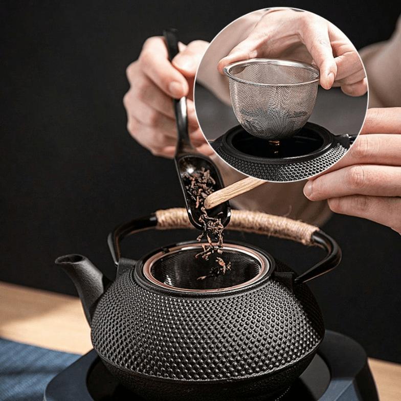 Cast Iron Tea Kettle (Excluding Accessories)(900ml) - DMC Wholesale