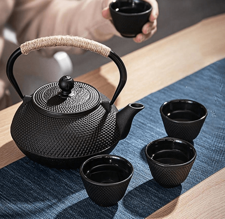 Cast Iron Tea Kettle (Excluding Accessories)(900ml) - DMC Wholesale