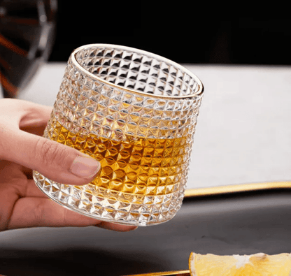 Golden Edged Dancing Glass Set (150ml)(6 pcs) - DMC Wholesale