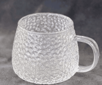 Hammered Glass Cup (400ml)(Each) - DMC Wholesale