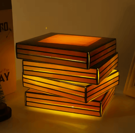 Vintage Stacked Books Lamp - DMC Wholesale