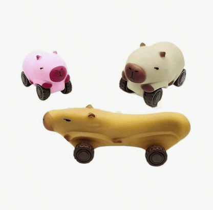 Stretchy Capybara Animal Wheeled Toy (Each) - DMC Wholesale