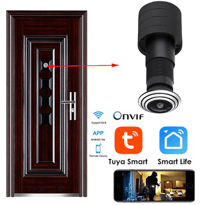 Mini Wifi Door Eye Hole IP Security Camera - DMC Wholesale