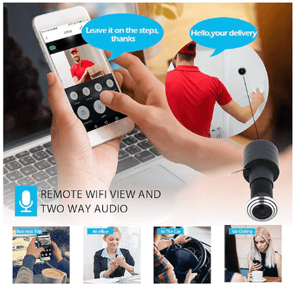 Mini Wifi Door Eye Hole IP Security Camera - DMC Wholesale