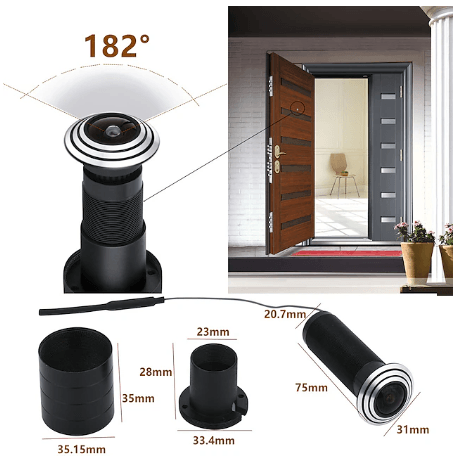 Mini Wifi Door Eye Hole IP Security Camera - DMC Wholesale