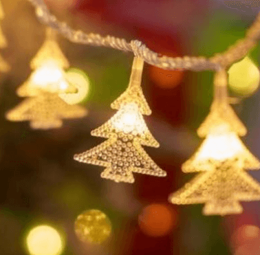 Solar Christmas Trees Lights (30L)(6M)(Yellow) - Alt View