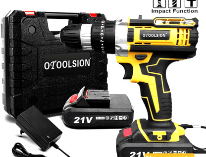 Torque Impact Cordless Screwdriver Drill (21v) - DMC Wholesale