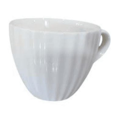 Porcelain Coffee or Tea Cups with Porcelain Saucers (12pcs)(180ml)(Design2) - DMC Wholesale