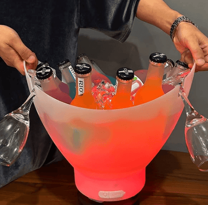 LED Ice Bucket With Bluetooth Speaker (7L) - DMC Wholesale