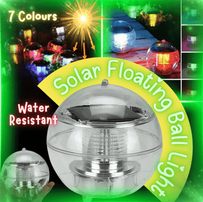 Solar Powered Colorful Water Floating Ball - DMC Wholesale