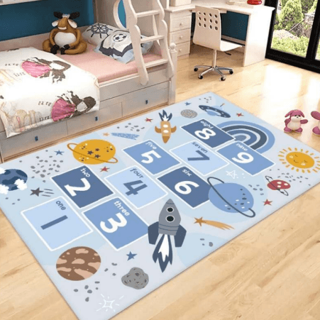 Space 3D Play Mat Bedside Rug For Children (1.2x1.8m) - DMC Wholesale