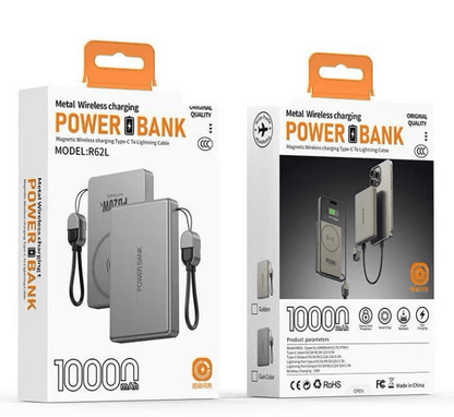 Metal Wireless Power Bank (10,000mAh) - DMC Wholesale