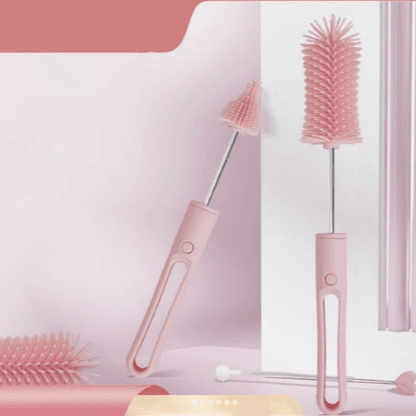 3in1 Silicone Bottle Brush Tool - DMC Wholesale