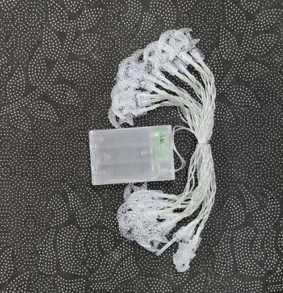 Star On Moon City Battery Operated String Lights (20L)(3M)(Yellow) (Copy) - Alt View