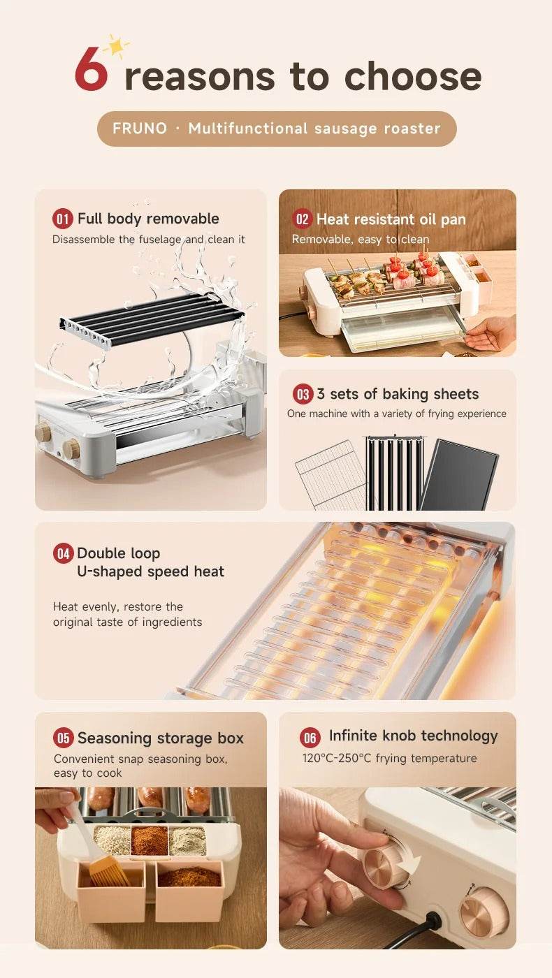 Household Electric Hot Dog Grill - DMC Wholesale