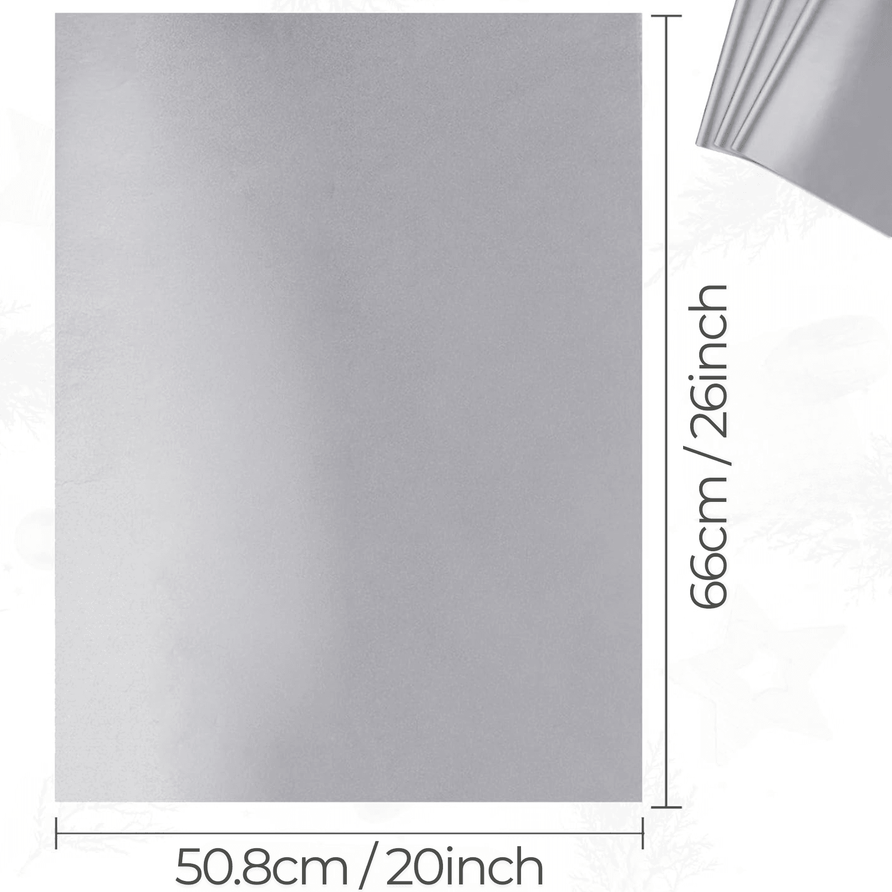 Tissue Gift Wrap (Silver)(10 pcs) - DMC Wholesale