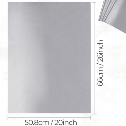 Tissue Gift Wrap (Silver)(10 pcs) - DMC Wholesale