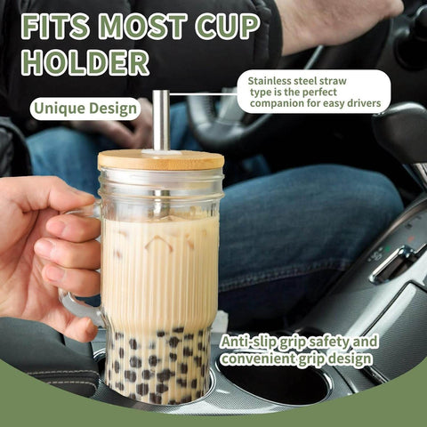 Ribbed Glass Tumbler  (720ml)(Each) - Alt View