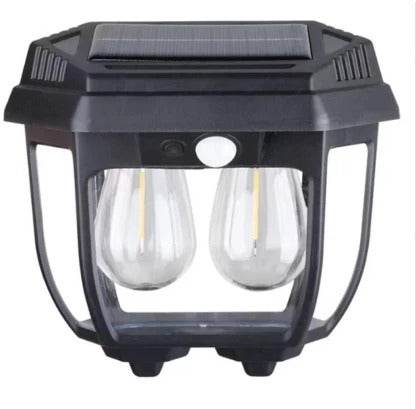 Outdoor Solar Wall Lamp (Double) - DMC Wholesale