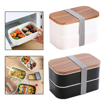 Double Layer Lightweight Reusable Lunch Container (1.6L)(Each)