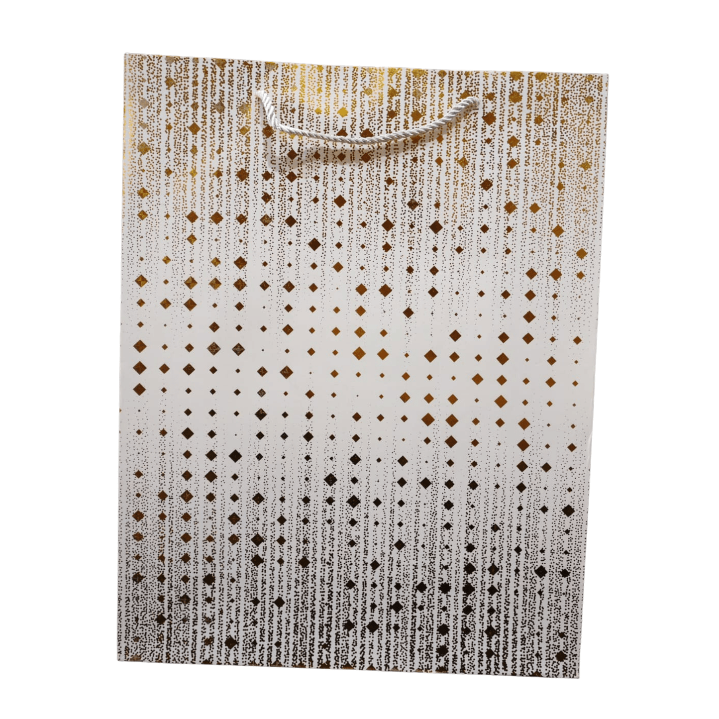 Radient White And Gold Gift Bag (Large) - DMC Wholesale