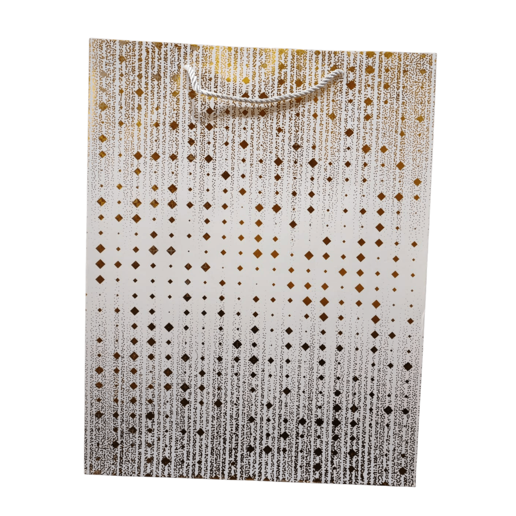 Radient White And Gold Gift Bag (Large) - DMC Wholesale