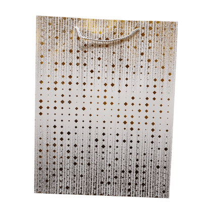 Radient White And Gold Gift Bag (Large) - DMC Wholesale
