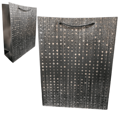 Black Elegance Gift Bag (Large) - DMC Wholesale