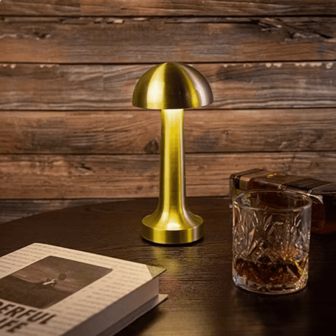 Rechargeable Mushroom Touch Desk Lamp - Alt View