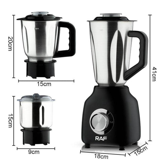 Stainless Steel 3-in-1 Electric Blender (350W) - DMC Wholesale