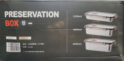 Food Preservation Box (3 Pcs)