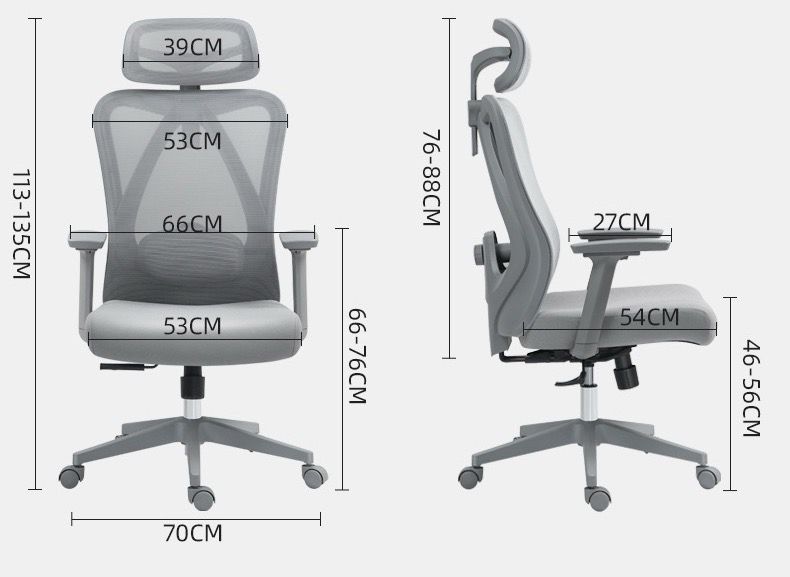 Simply Comfy Director's Office Chair With Back , Neck Support & Arm Rest