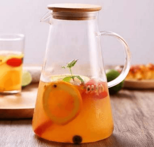 Glass Pitcher With Lid (1.8L) - DMC Wholesale