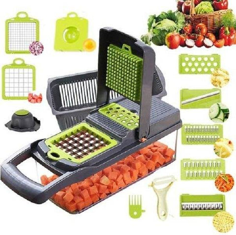 Classic Vegetable Chopper Slicer Dicer (14 pcs)