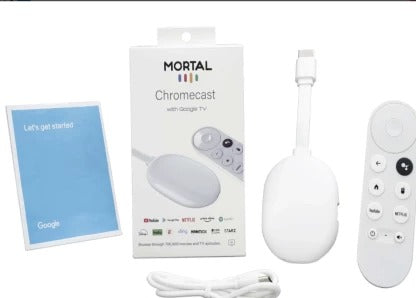 Mortal Chromecast with Google TV and Remote