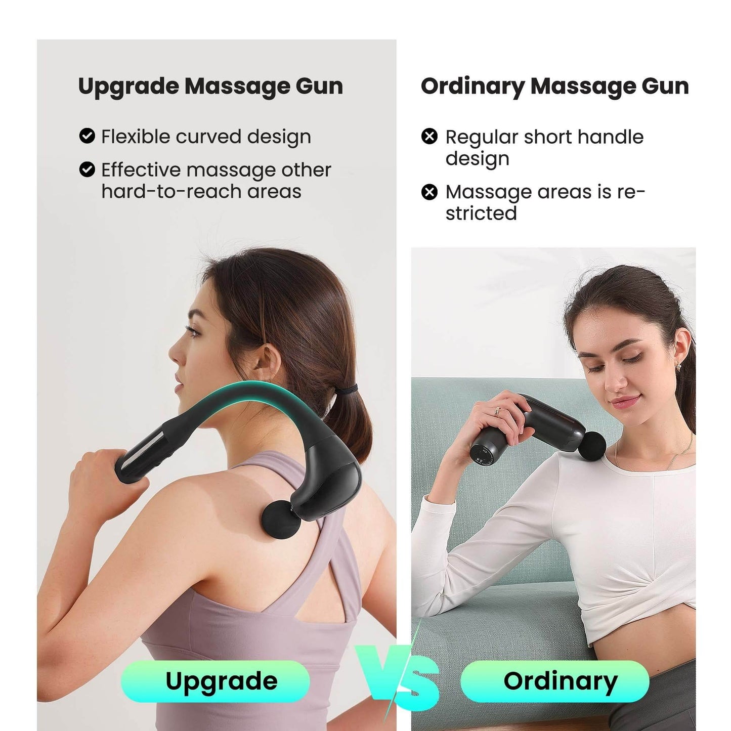 Deep Tissue Massage Gun With Upgraded Extension Handle - DMC Wholesale