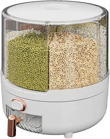 Rotating Grain Container Dispenser