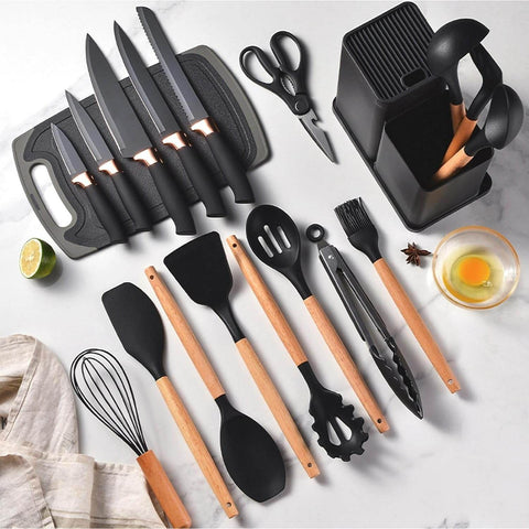 Ultimate Cooking Knife and Mini Utensil Set (19 pcs) - Alt View