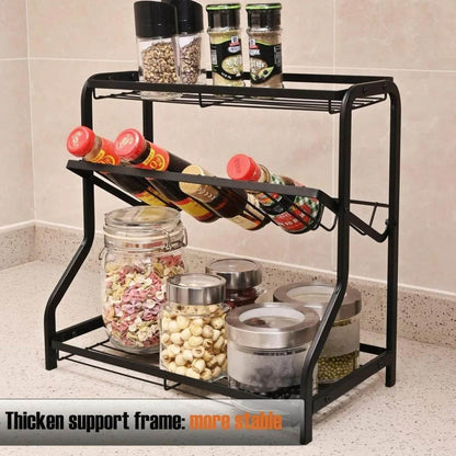 Kitchen Incline Storage Rack (3 Tier) - DMC Wholesale