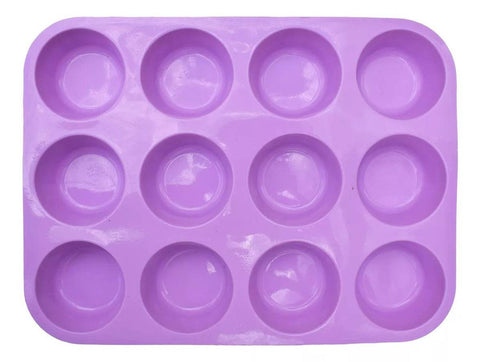 Silicone Cupcake Mold (12 cups) - Alt View
