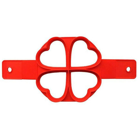 Silicone Flapjack And Egg Mold (Heart) - Alt View