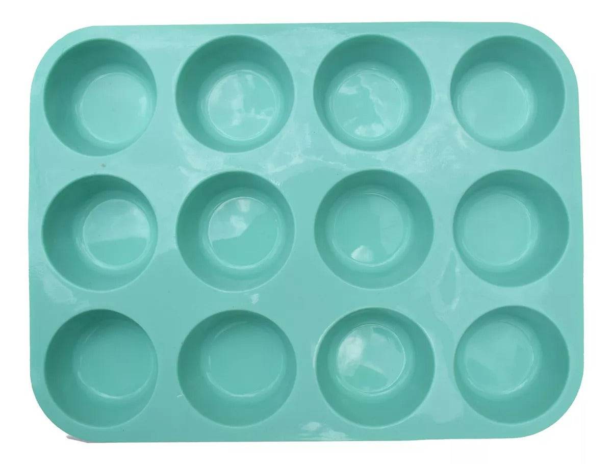 Silicone Cupcake Mold (12 cups) - DMC Wholesale