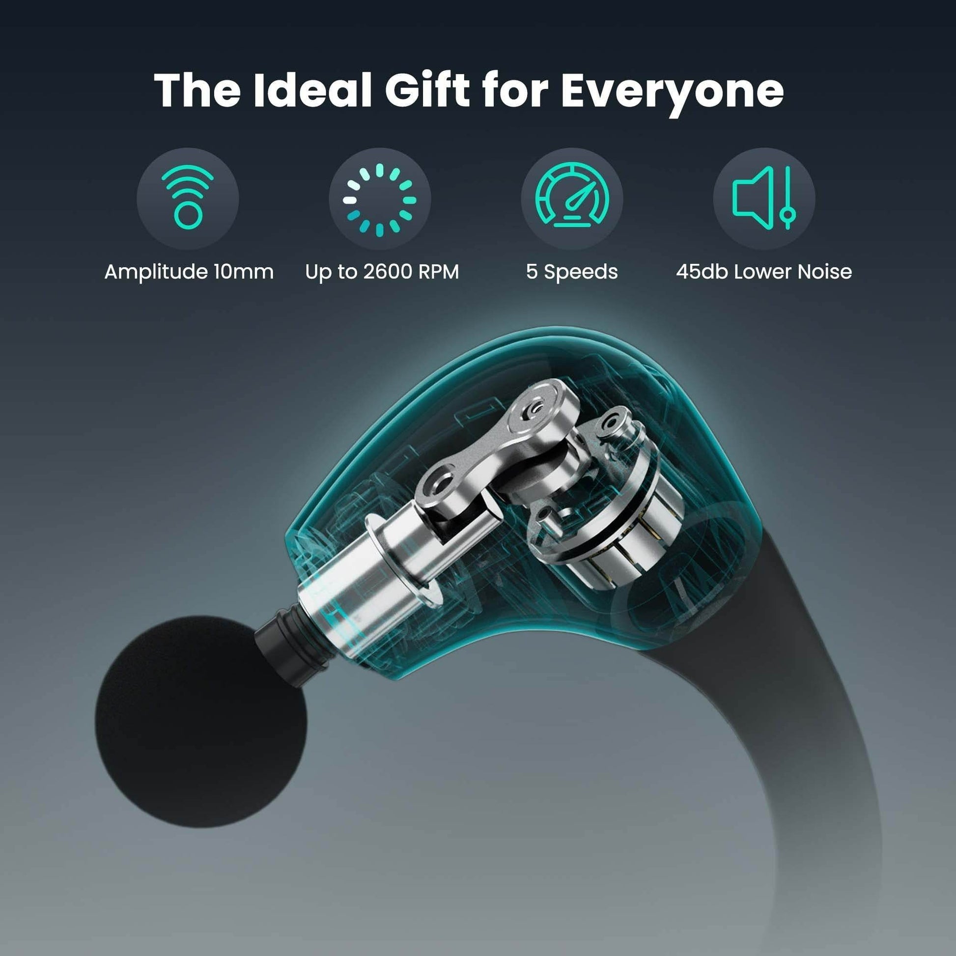 Deep Tissue Massage Gun With Upgraded Extension Handle - DMC Wholesale