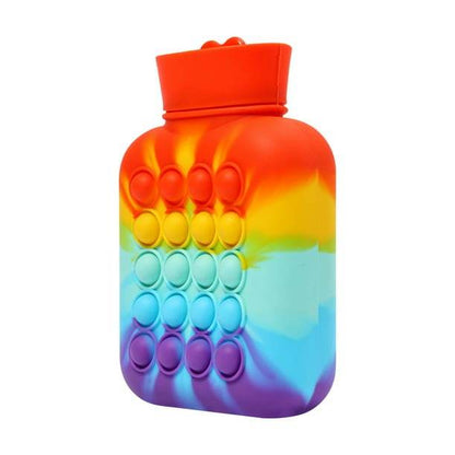 Hot And Cold Compress Water Bottle Pop-It Bag (500ml)(Rainbow) - DMC Wholesale