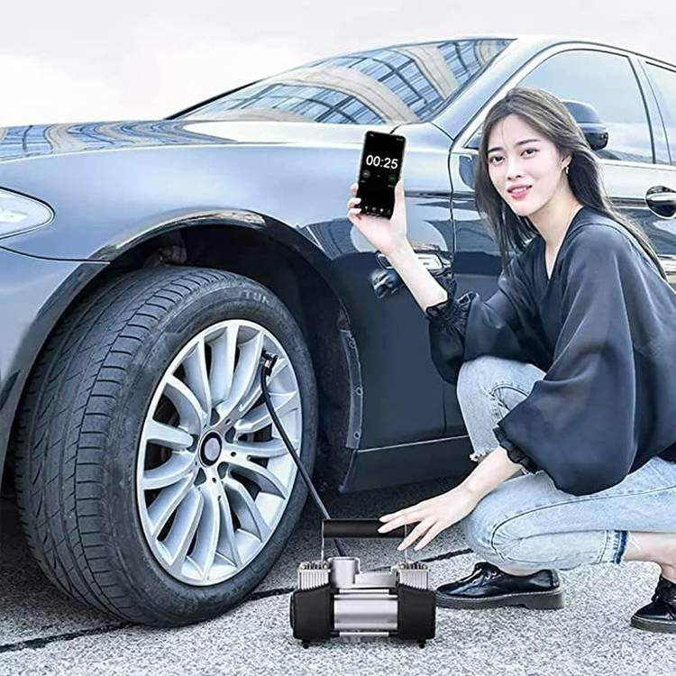 Portable Double Cylinder Air Compressor Tire Inflator - DMC Wholesale