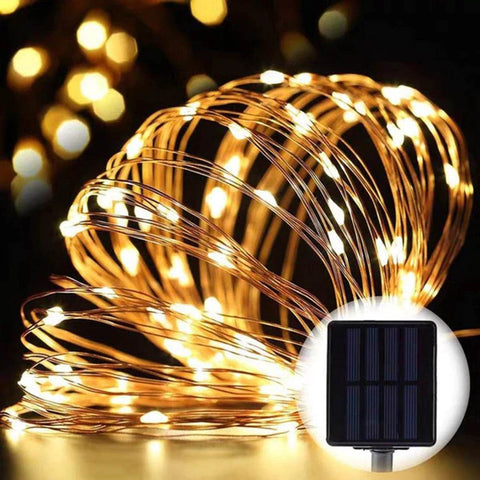 Solar Atmosphere String Light 150 LED (15m Copper Wire) - Alt View